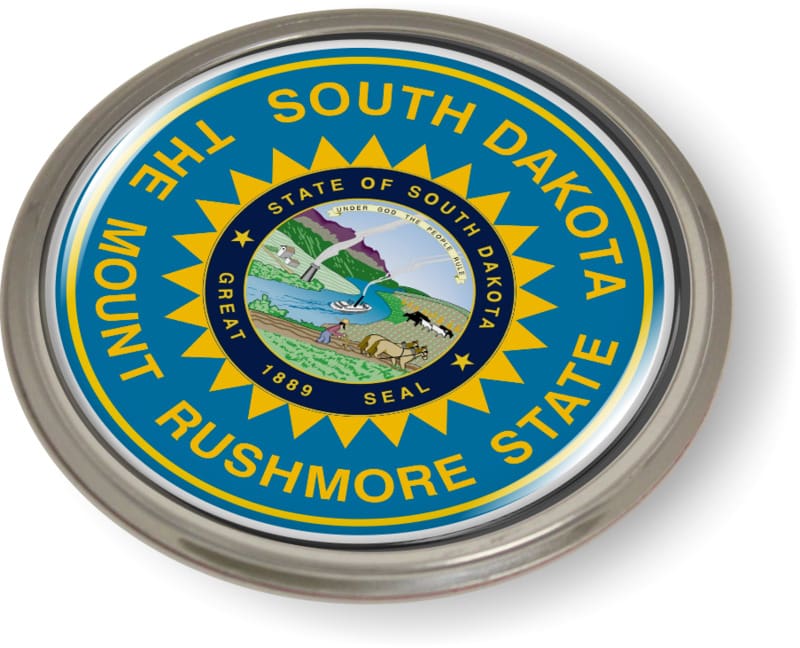 South Dakota - State Flag Emblem